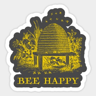 Bee Happy Sticker